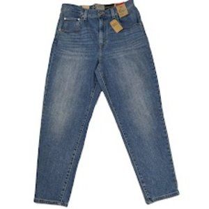NWT Levi’s SilverTab High‑Waisted Mom Jeans 31x27 Light Wash A36990003